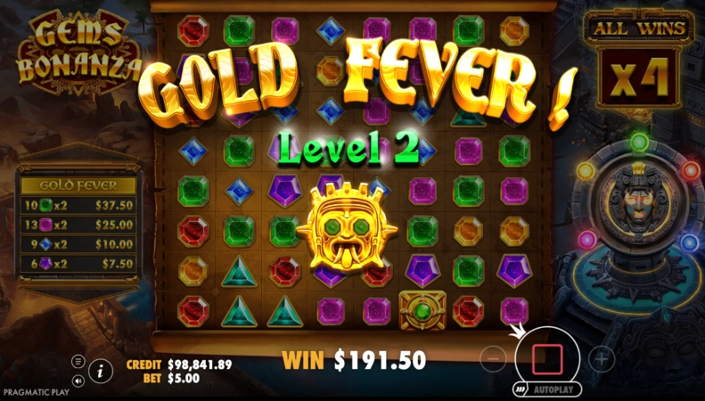 Gems Bonanza Slot Scattery
